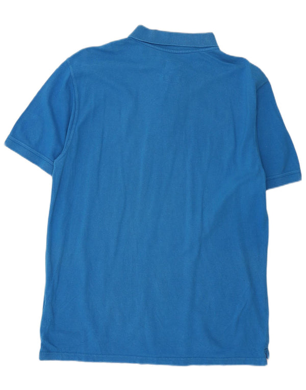 Besætningstøj Herre poloshirt Stor blå bomuld