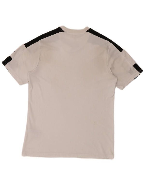 Adidas Mens Aeroready T-Shirt Top Medium White Colourblock Polyester