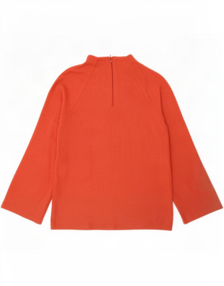 Marks & Spencer Dametop Langærmet UK 12 Medium Rød Polyester