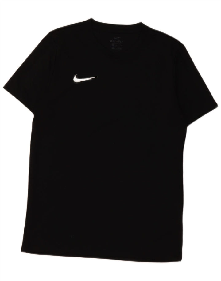 Nike Herre Dri Fit T-Shirt Top Medium Sort Polyester