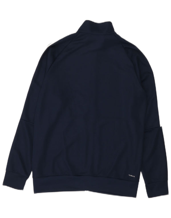 Adidas drenge Climalite træningsdragt topjakke 13-14 år marineblå polyester