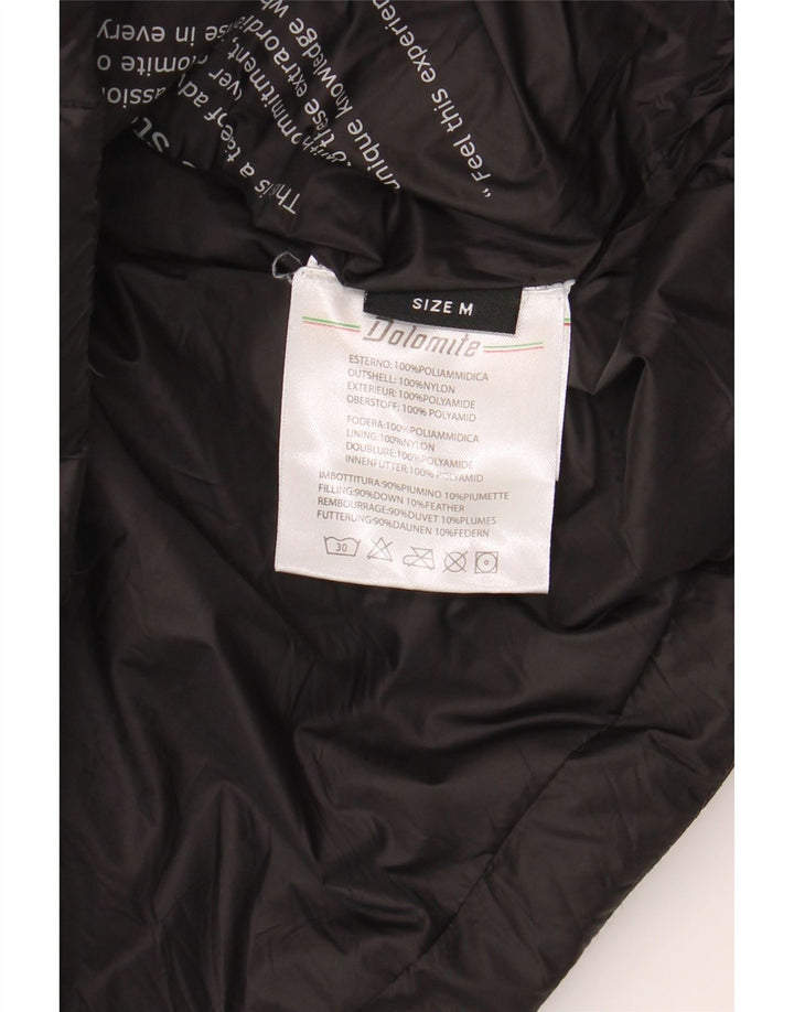 DOLOMITE Mens Padded Jacket UK 38 Medium Black Nylon Vintage Dolomite and Second-Hand Dolomite from Messina Hembry 