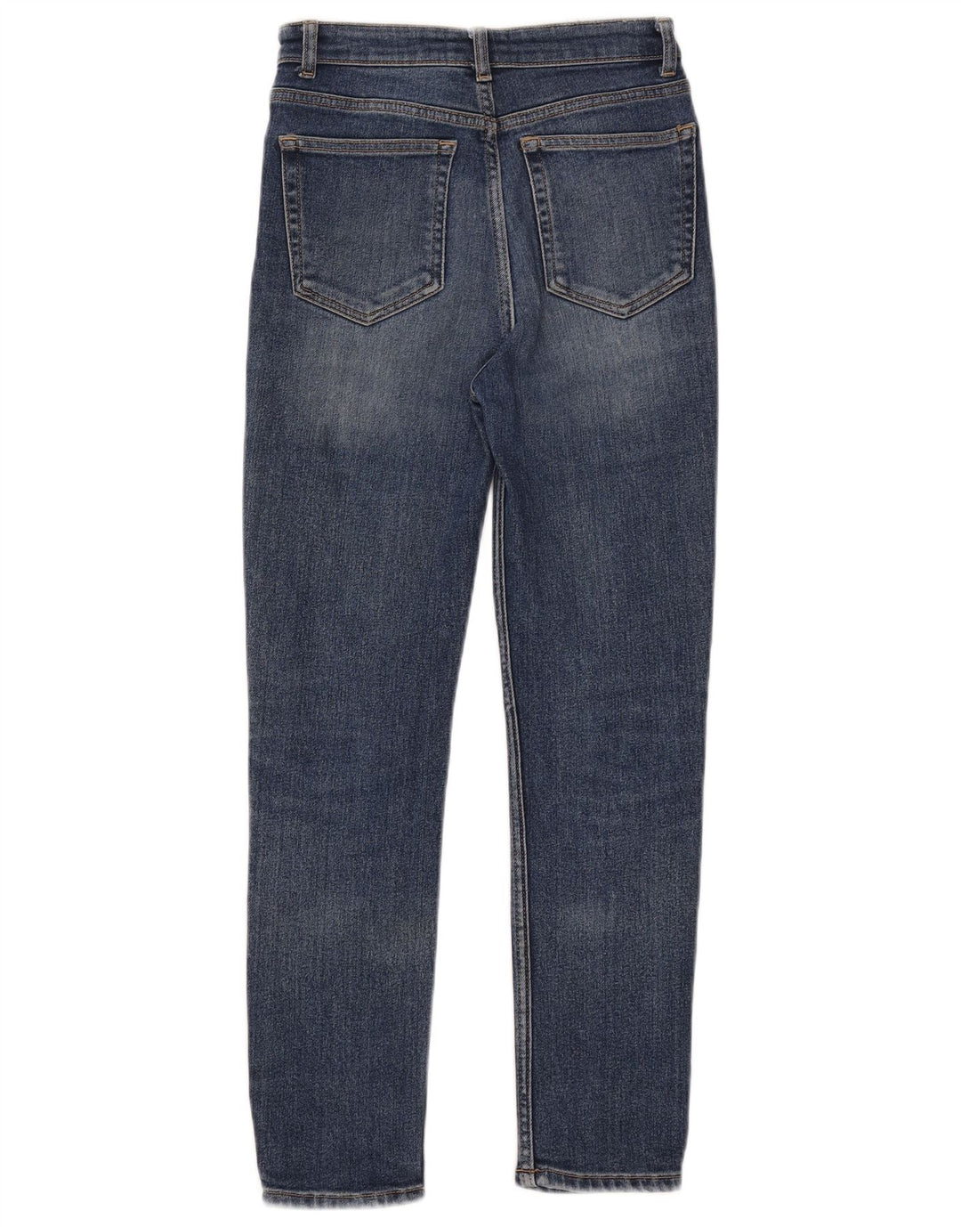 ZARA Dame Slim Jeans EU 36 XS W26 L27 Blå