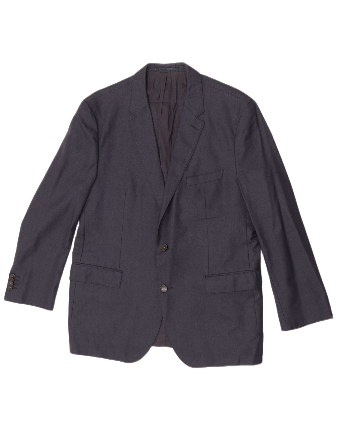 Hugo Boss Herre 2-knaps blazerjakke EU 54 2XL Marineblå Uld