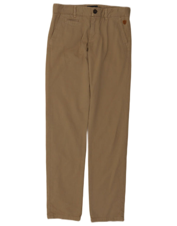 Massimo Dutti drenge lige chinobukser 11-12 år W26 L30 Beige