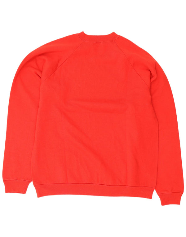 Fruit Of The Loom Herre Grafisk Sweatshirt Jumper XL Rød Bomuld