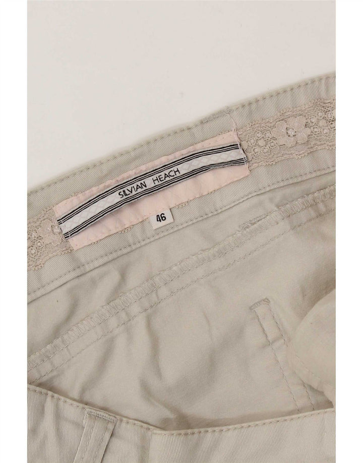Silvian Heach Dame Cargo Shorts IT 46 Large W34 Beige