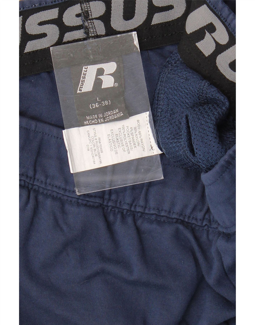 RUSSELL ATHLETIC Herre træningsdragt Bukser Large Navy Blue Rayon