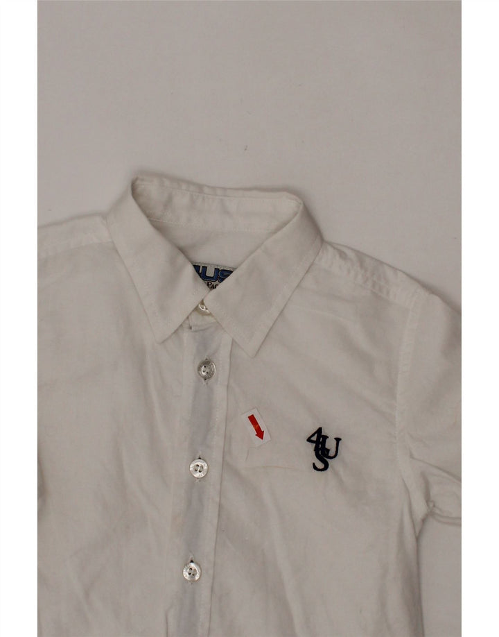 CESARE PACIOTTI 4US Baby Drengeskjorte 9-12 måneder Hvid bomuld