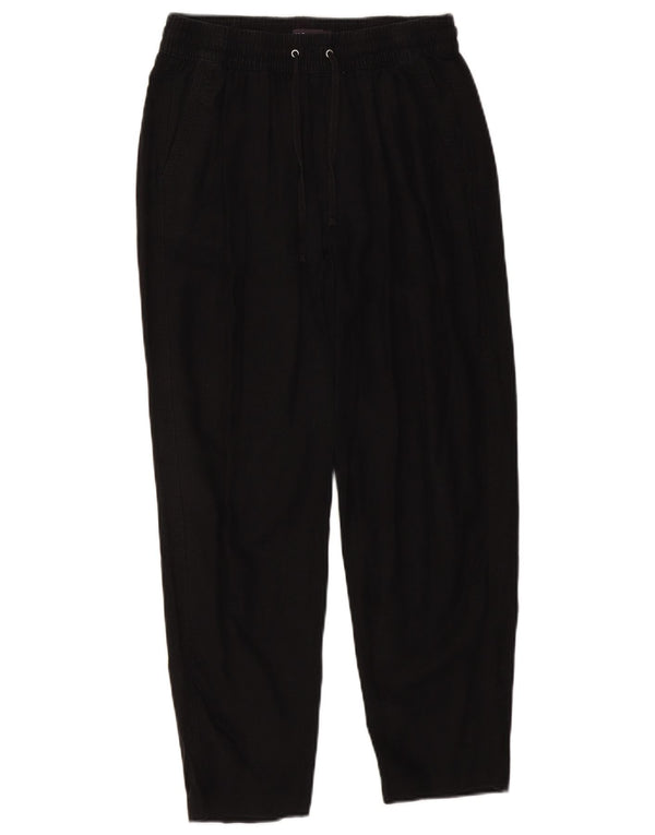 Marks & Spencer Dame tilspidsede fritidsbukser UK 12 Medium W28 L26 Sort