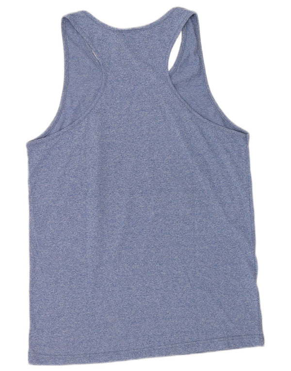 Asics Herre Grafisk Vest Top XL Blå Bomuld