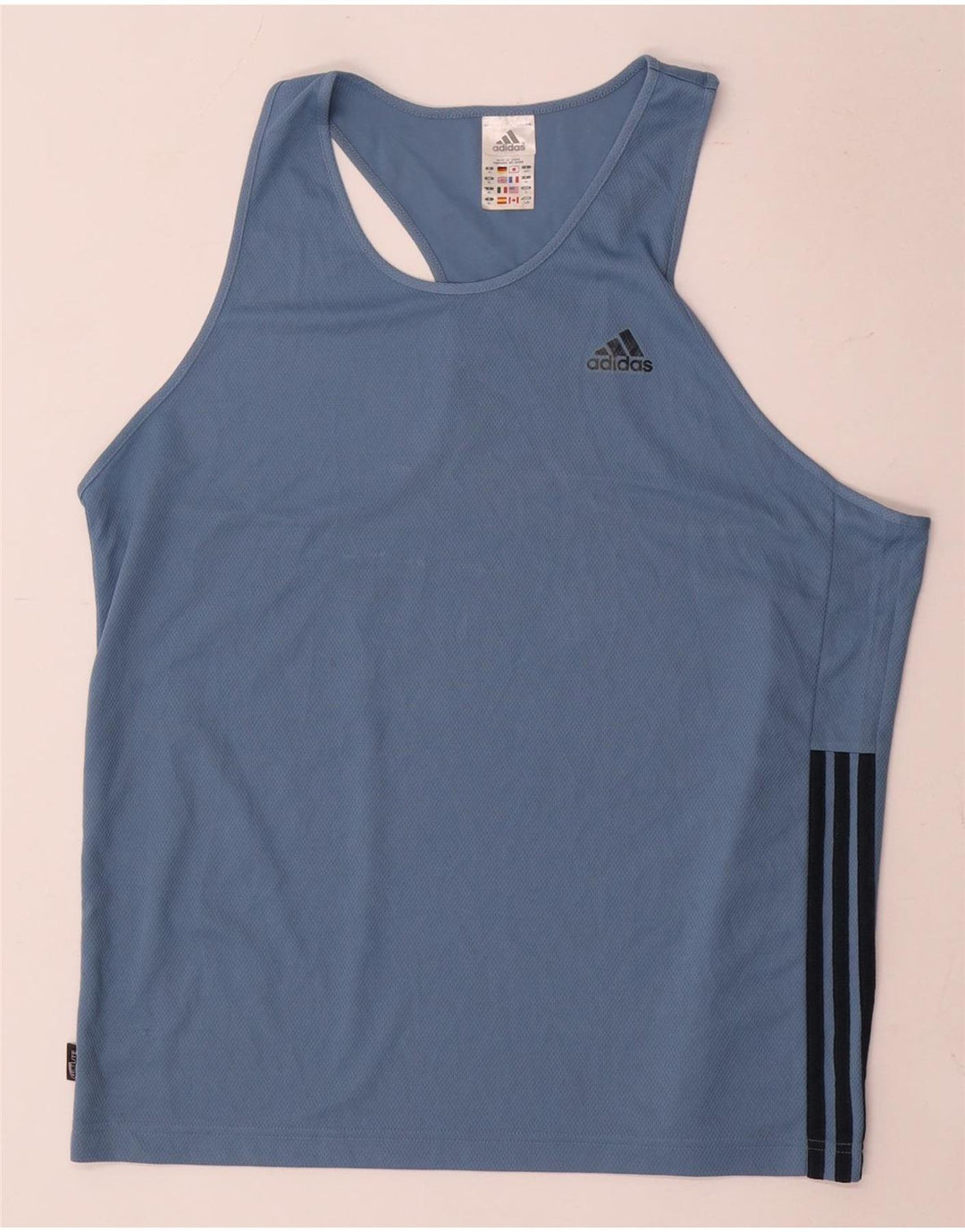Adidas Herrevest Top XL Blå Polyester