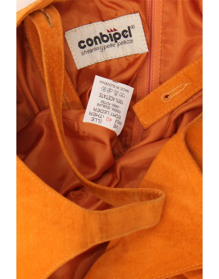 Conbipel Dame Ruskindskjole IT 42 Medium Orange Læder