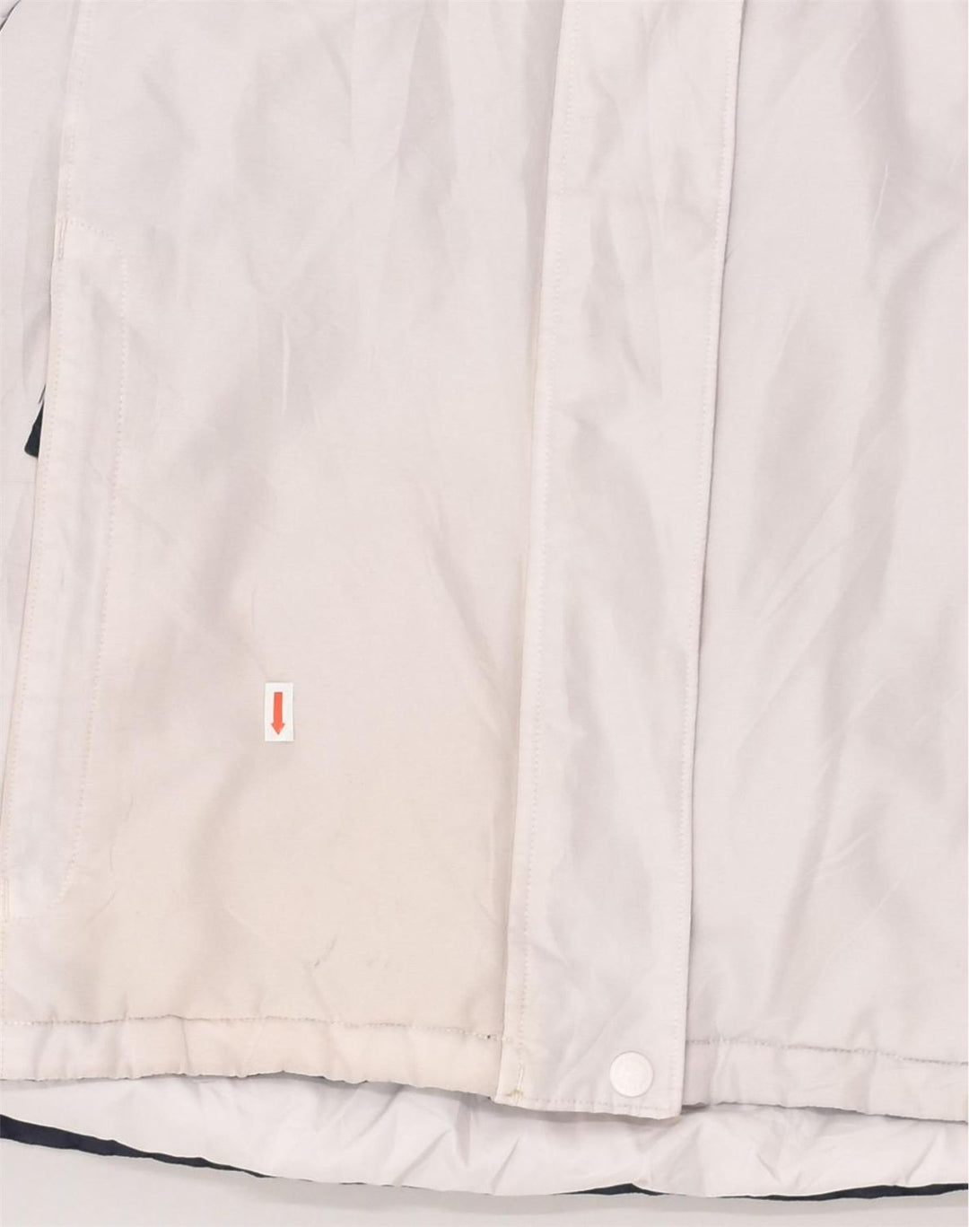 COLUMBIA Girls Hooded Windbreaker Jacket 15-16 Years Off White Polyester | Vintage Columbia | Thrift | Second-Hand Columbia | Used Clothing | Messina Hembry 