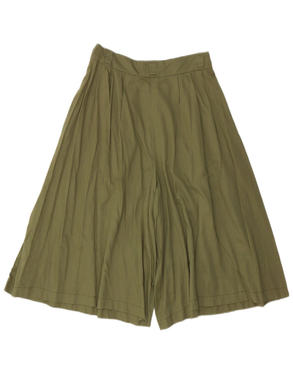 Vintage Dame Cullotes Casual Shorts W26 Small Green