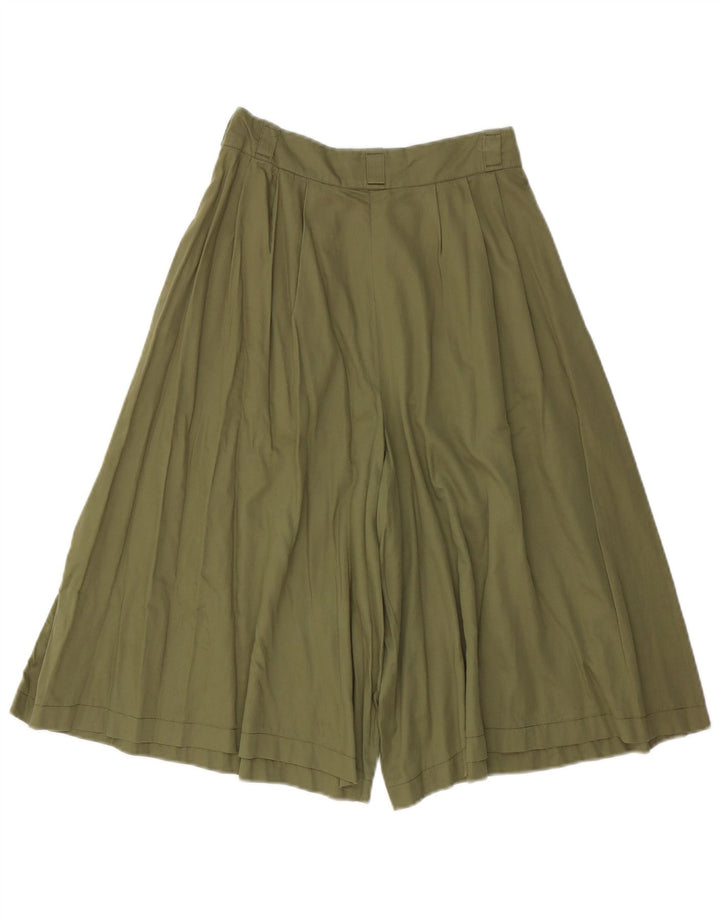 Vintage Dame Cullotes Casual Shorts W26 Small Green