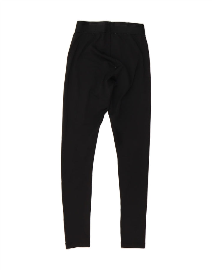 PUMA Womens Leggings UK 4 XS  Black Vintage Puma and Second-Hand Puma from Messina Hembry 