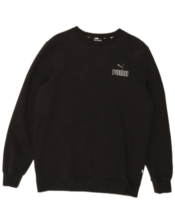 PUMA Sweatshirt til mænd Medium Sort bomuld