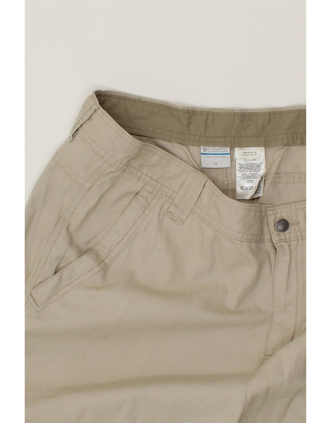 COLUMBIA Mens Cargo Shorts W38 XL Beige Cotton Vintage Columbia and Second-Hand Columbia from Messina Hembry 