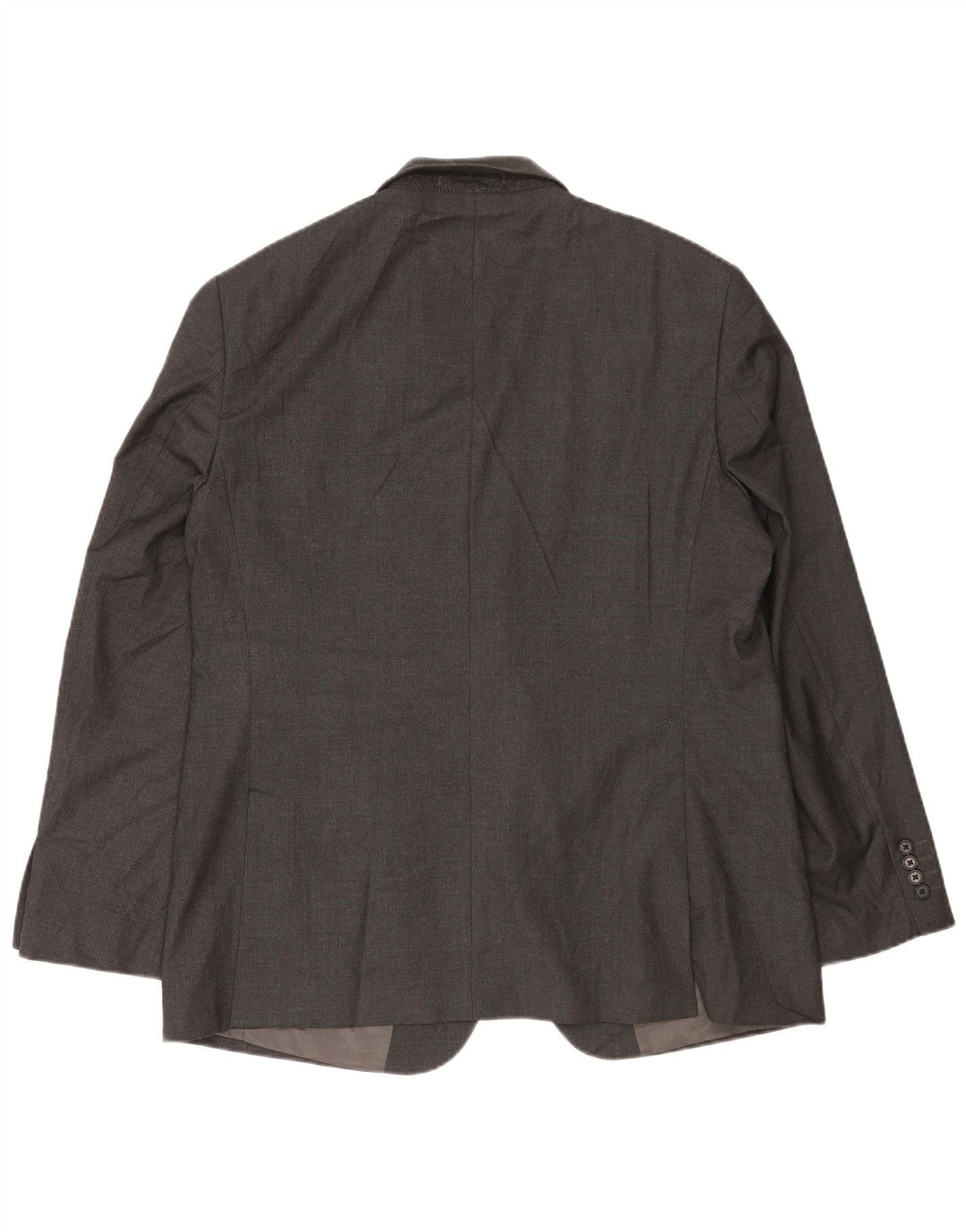 MARKS & SPENCER Herre 2-knaps blazerjakke UK 44 XL Grå polyester