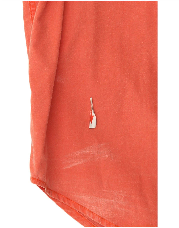 Wrangler Kortærmet Herreskjorte XL Orange Bomuld