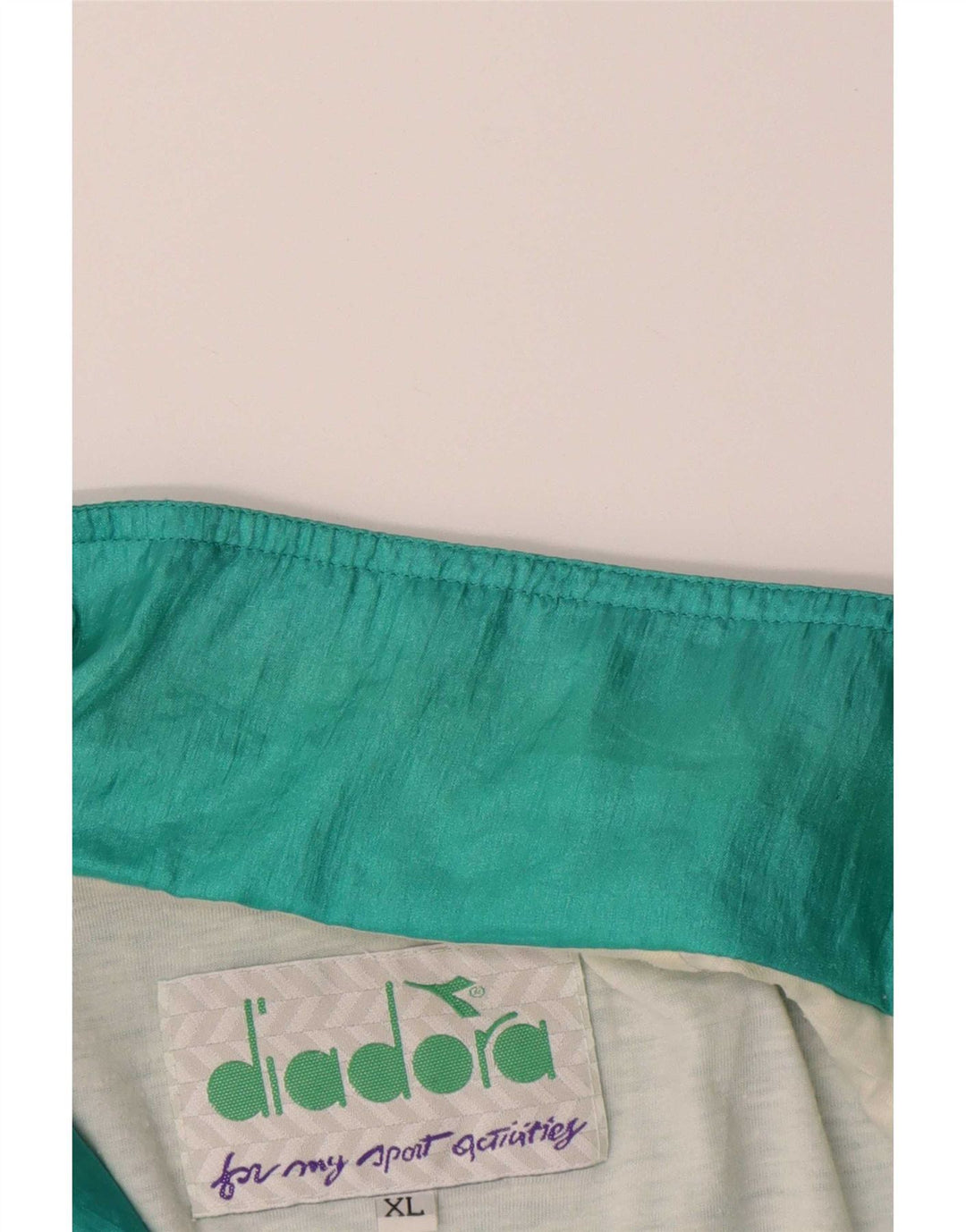 Diadora Træningsdragt til mænd Topjakke XL Turkis Colourblock Polyamid