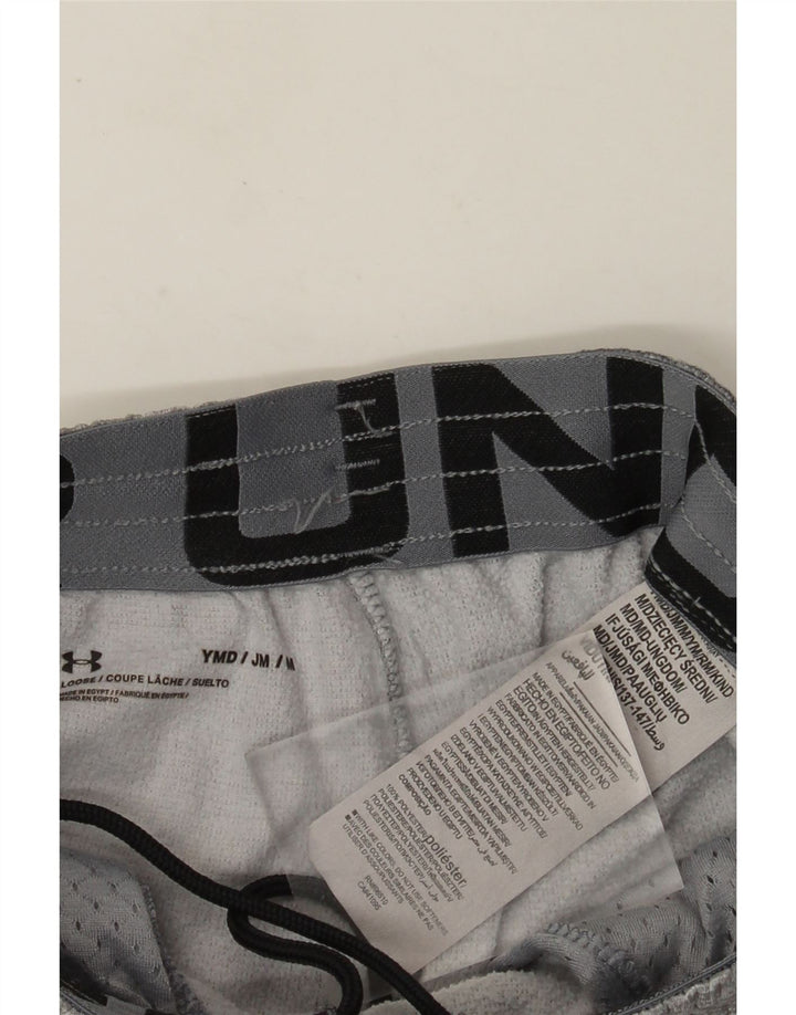 Under Armour drenge grafiske sportsshorts 9-10 år Medium grå flækkede
