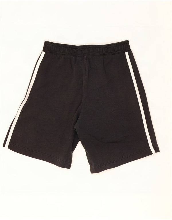 Adidas drenge grafiske sportsshorts 11-12 år sort bomuld