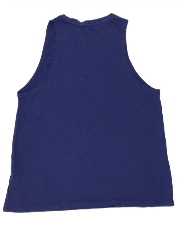 DKNY Herre Grafisk Vest Top Lille Blå Bomuld