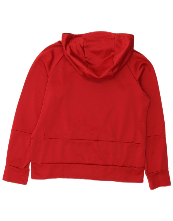 Nike drenge Dri Fit grafisk hættetrøje trøje 13-14 år XL Burgundy polyester