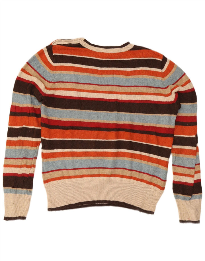 BROOKS BROTHERS Dame sweater med rund hals DK 16 Stor Flerfarvet