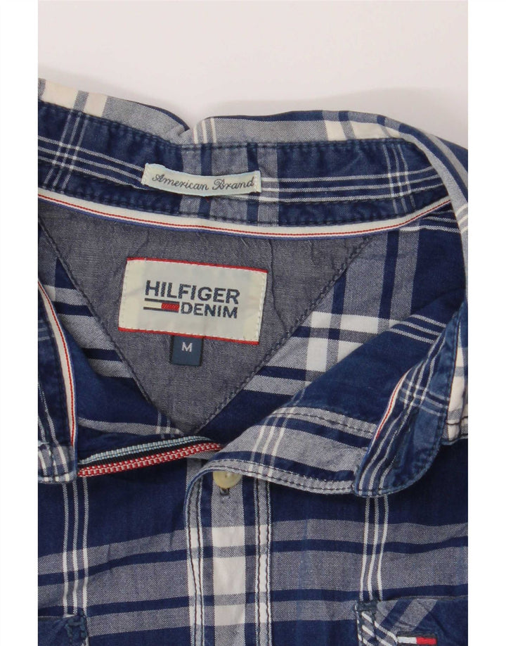 Tommy Hilfiger Herreskjorte Medium Blue Plaid