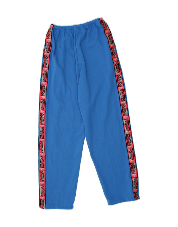 VINTAGE Træningsdragtsbukser til kvinder IT 54 2XL Blå Colourblock
