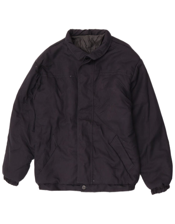 Vintage Bomberjakke til mænd UK 42 XL Navy Blue