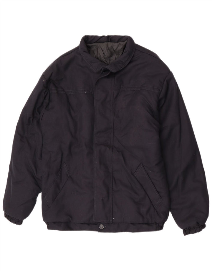 Vintage Bomberjakke til mænd UK 42 XL Navy Blue