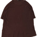 Esprit Womens Longline Oversized T-Shirt Top UK 18 XL Brun Viscose