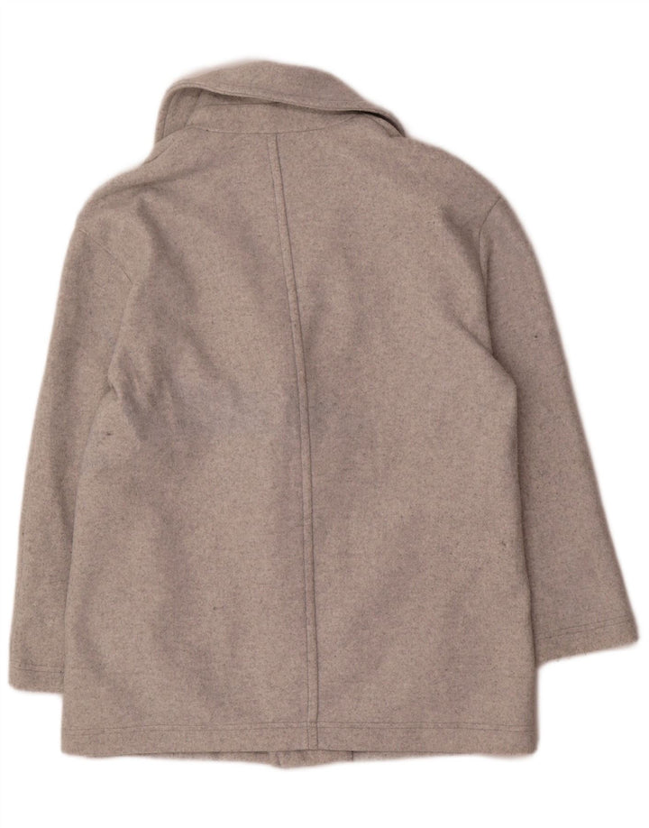 Zara Womens Oversized Open Blazer Jacket UK 10 Small Grå Polyester