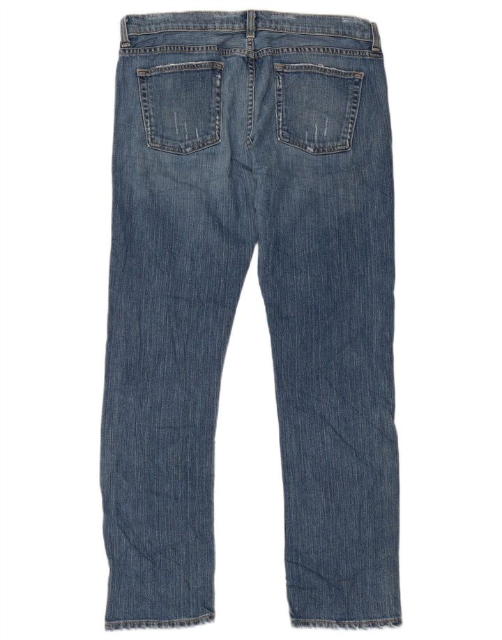 J. CREW Lige jeans til kvinder US 10 Large W34 L29 Blå