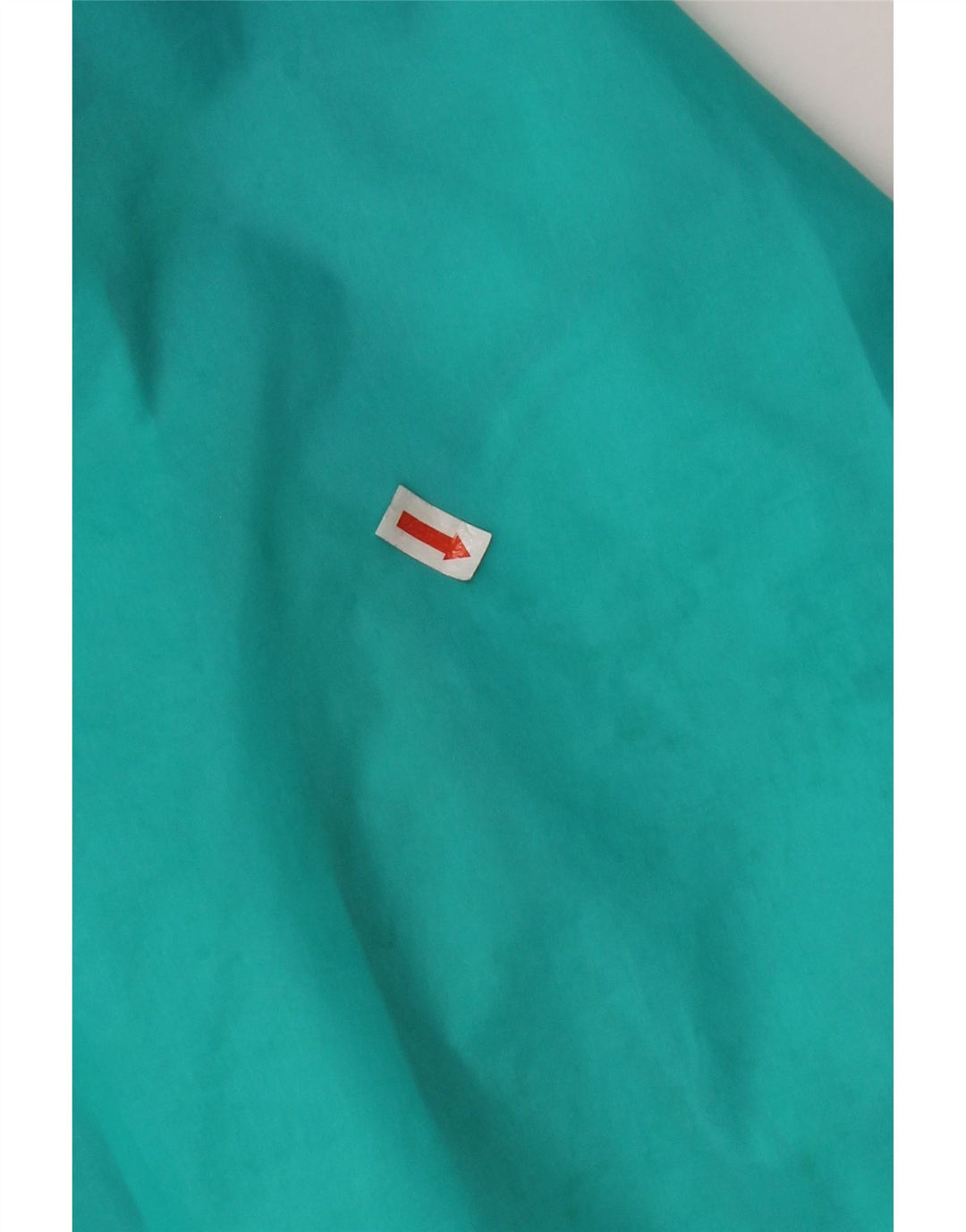 J Jeantex Regnjakke med hætte til mænd UK 38 Medium Grøn Colourblock Polyamid