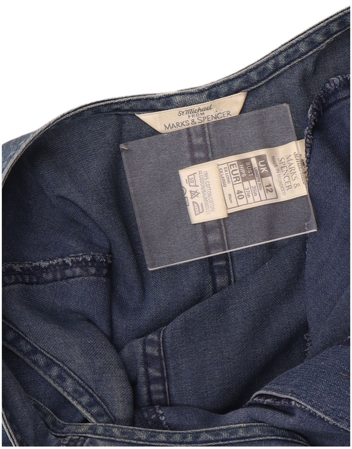 Marks & Spencer Dame Maxi Denim Kjole uden ærmer UK 12 Medium Blue