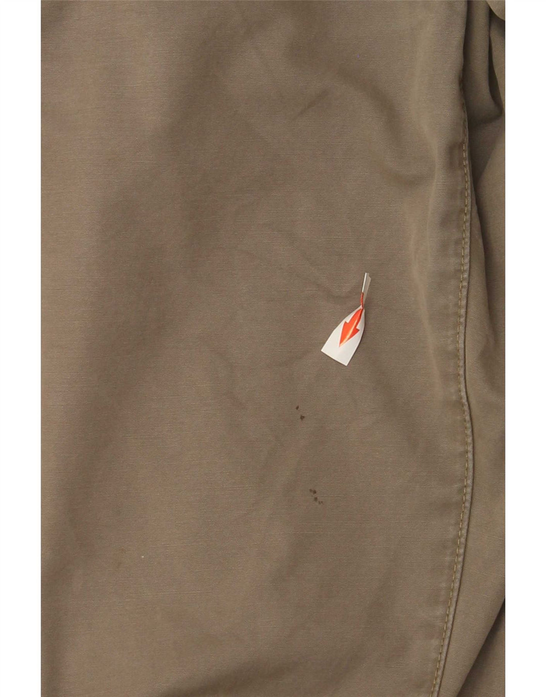 Marks & Spencer Herre Straight Cargo Bukser W34 L31 Beige Bomuld