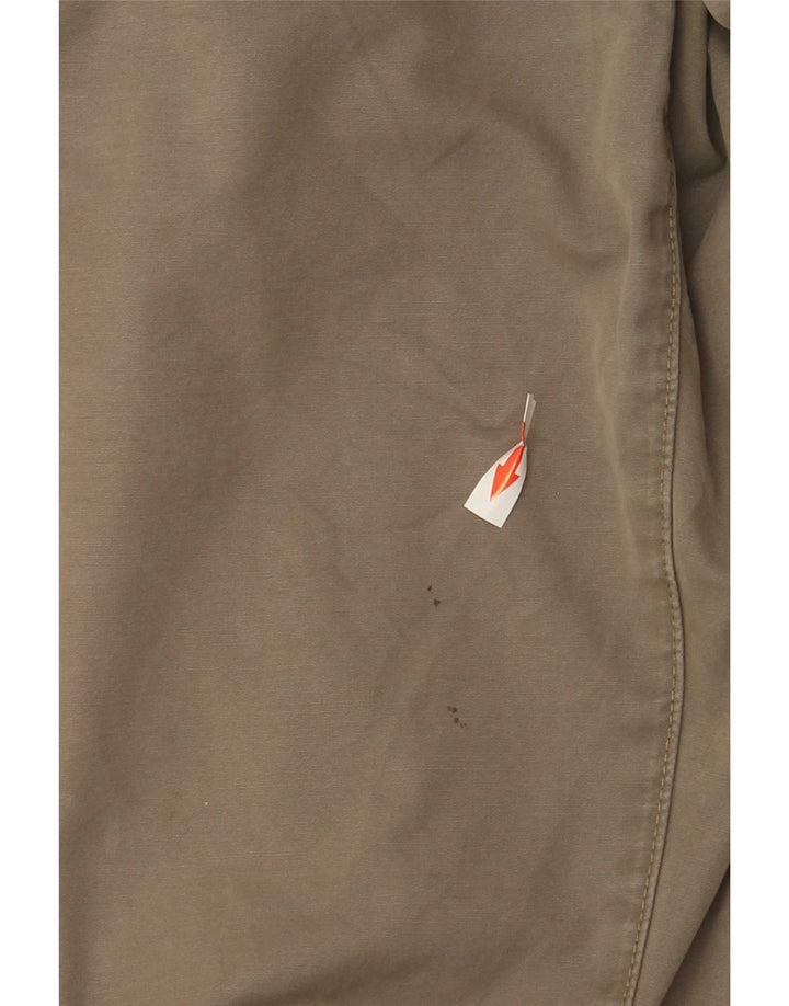Marks & Spencer Herre Straight Cargo Bukser W34 L31 Beige Bomuld