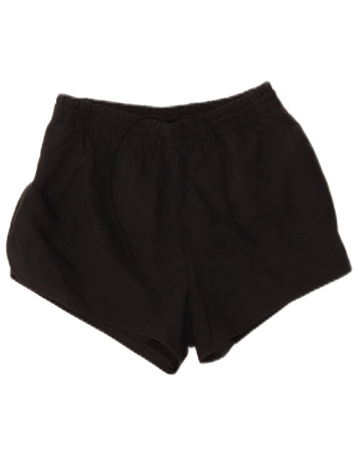Adidas sportsshorts til kvinder UK 10 Small Black Polyester