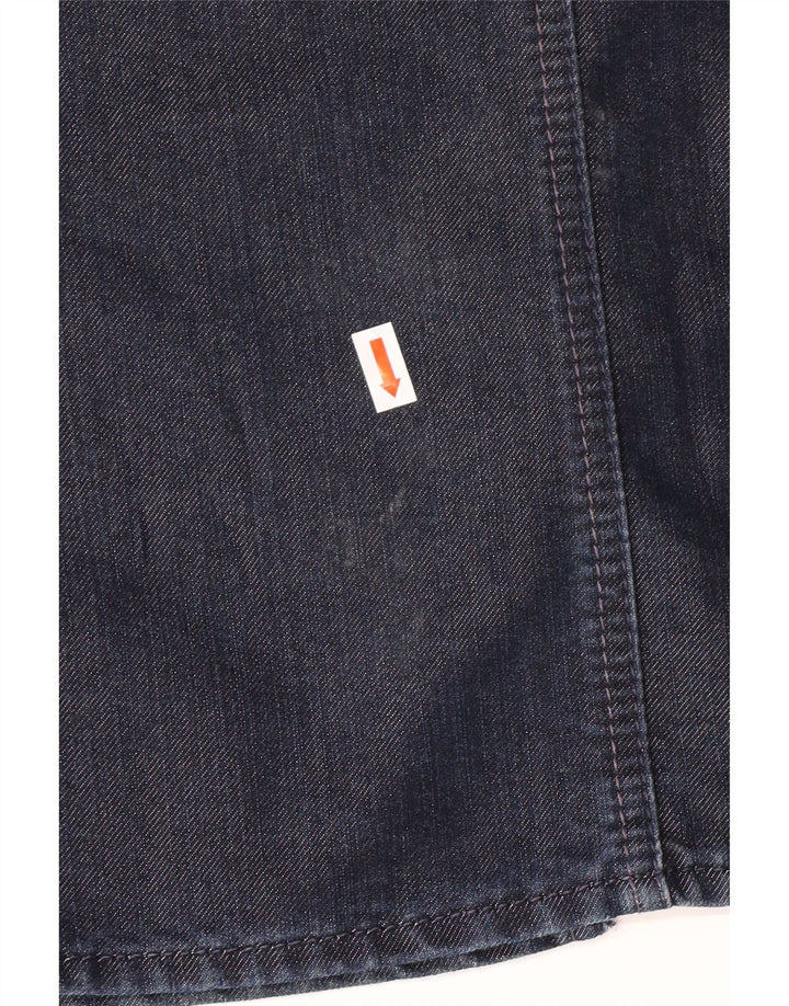 Sisley Dame Denim Nederdel IT 40 Small W30 Marineblå Bomuld