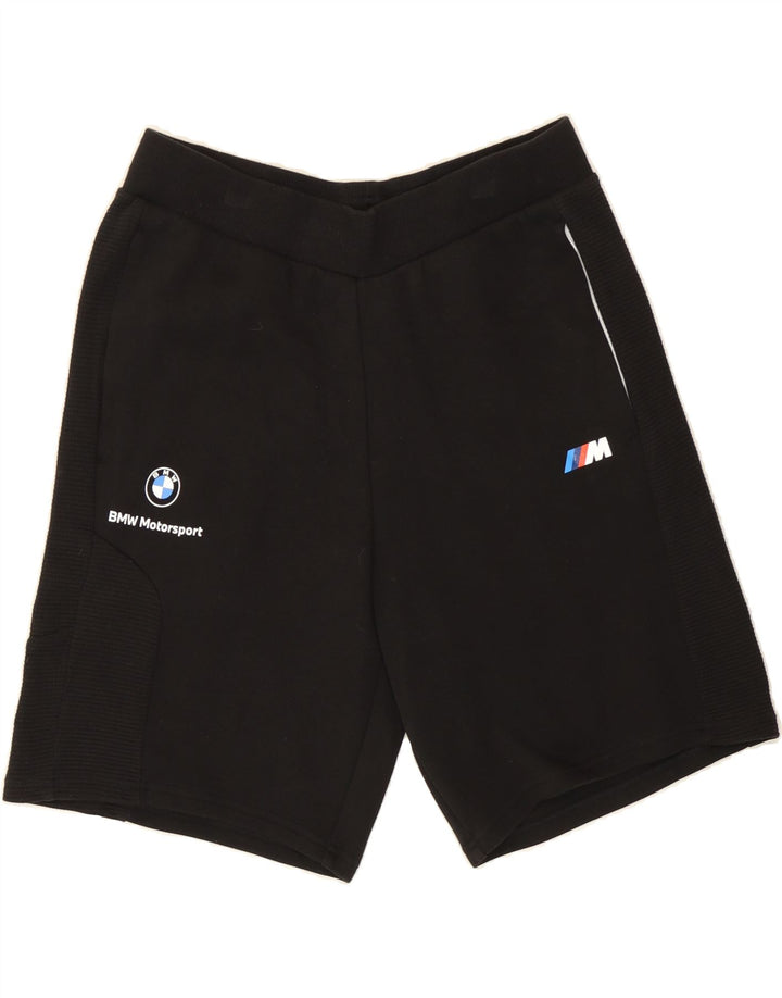 PUMA Mens Sport Shorts Medium  Black Cotton Vintage Puma and Second-Hand Puma from Messina Hembry 