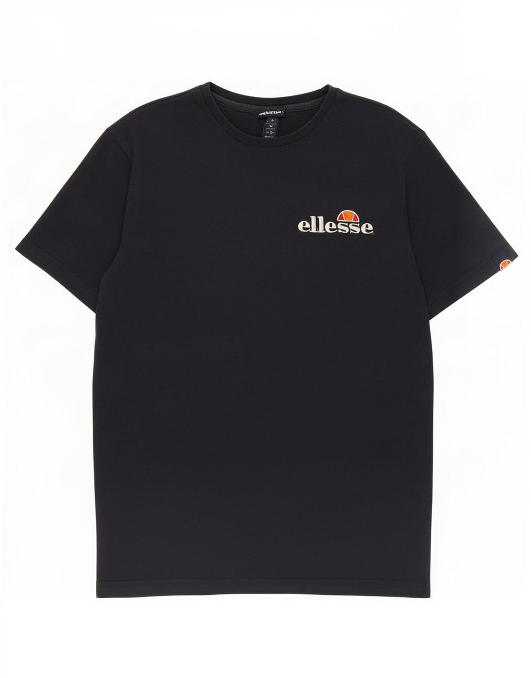 Ellesse Herre Grafisk T-Shirt Top Medium Marineblå Bomuld