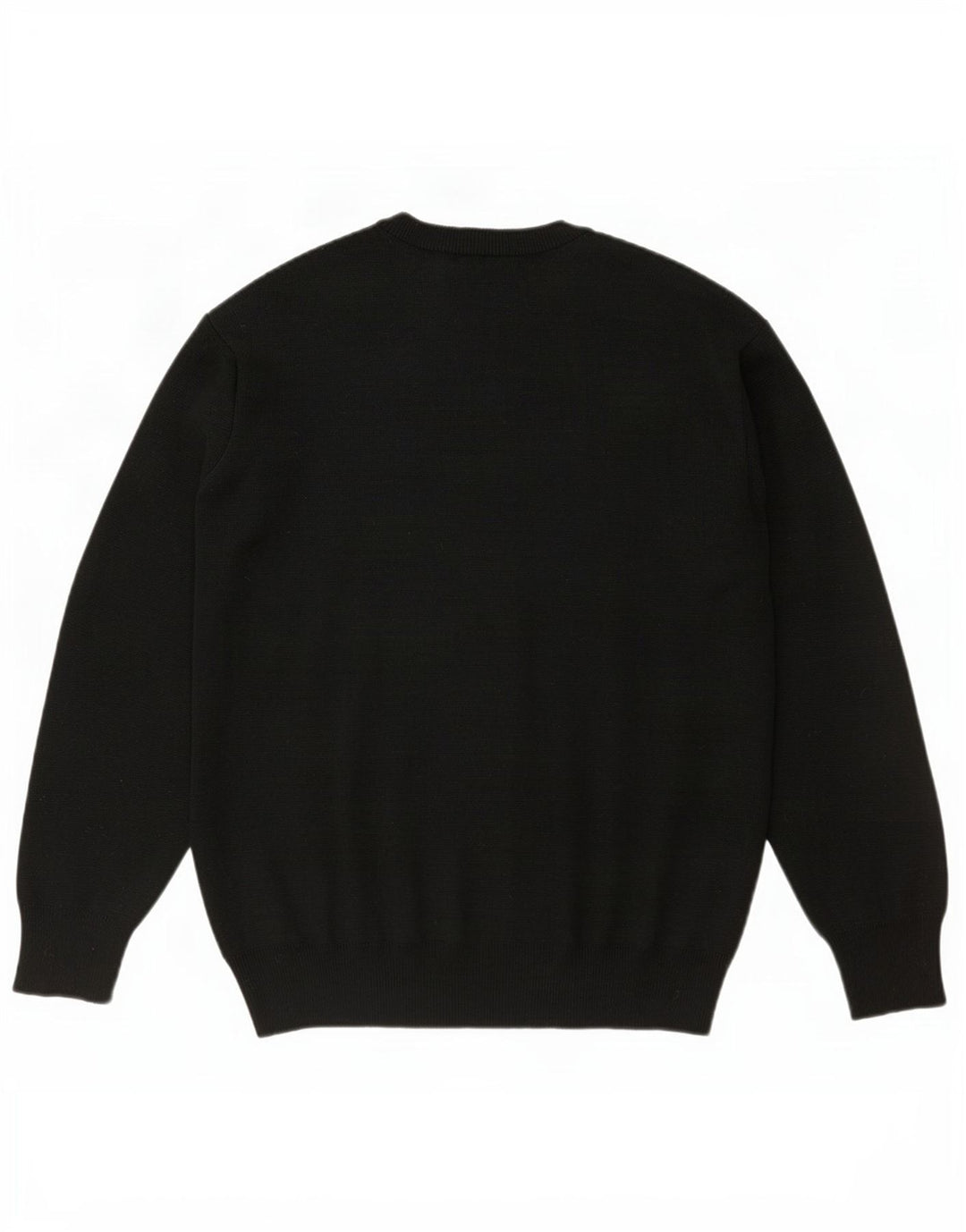 Gabicci Herre V-hals sweater Stor sort stribet uld
