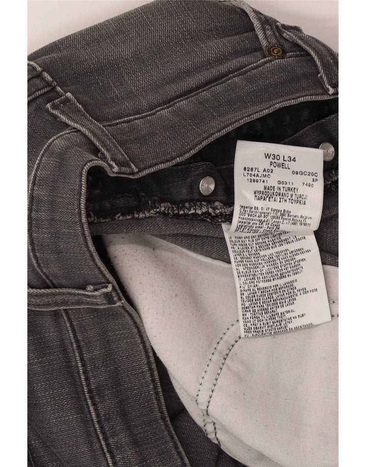 Lee Mens Powell Slim Jeans W30 L29 Grå Bomuld