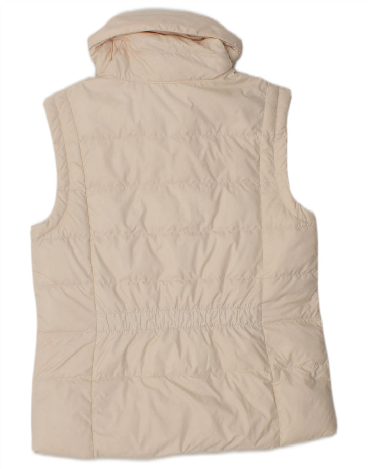 NIKE Polstret Gilet UK 14 Medium Beige Polyester til kvinder