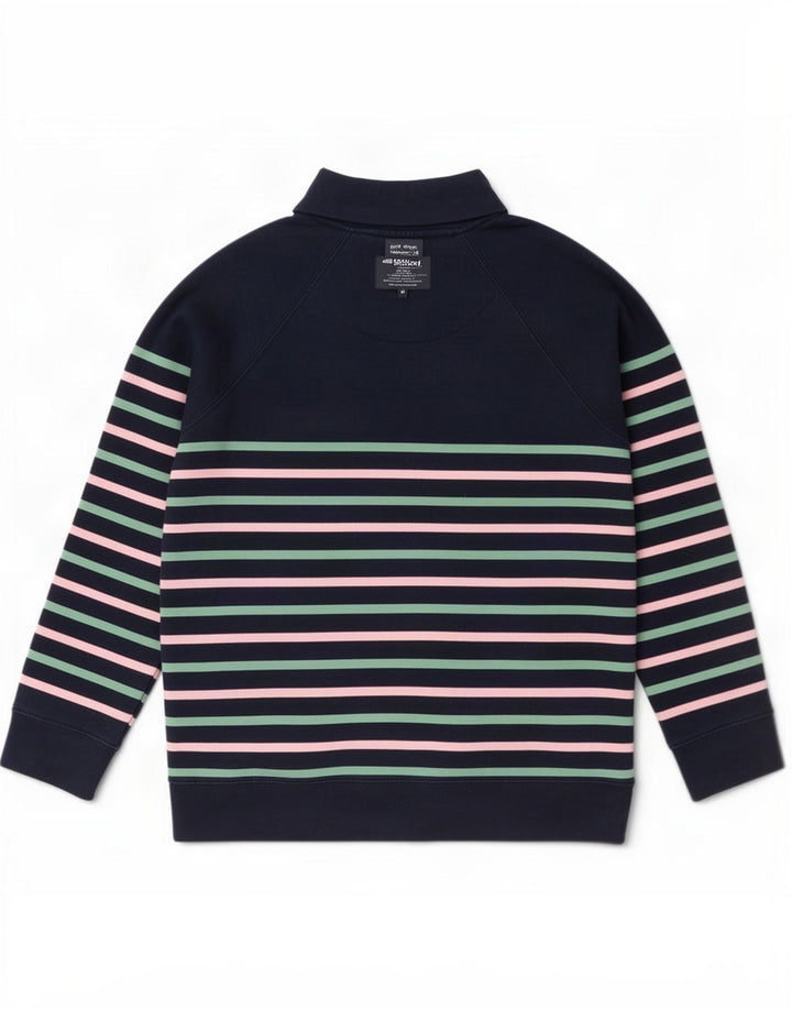 Crew Clothing Dame Oversized Sweatshirt Jumper UK 8 Small Navy Blue
